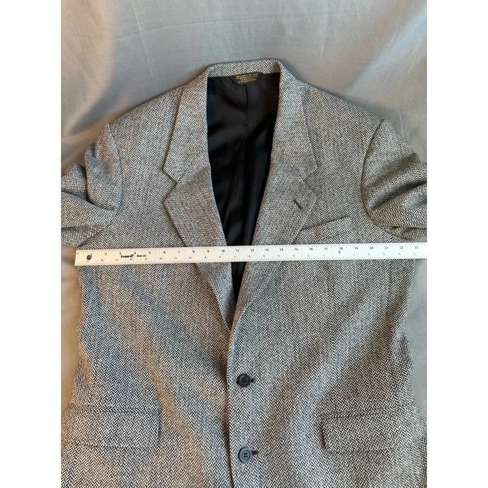 Confezioni Riserva Luciano Franzoni Blazer‎ Mens 44R Herringbone Sport Coat